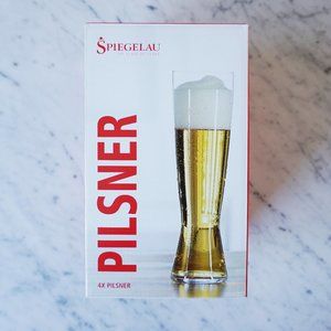 4 Spiegeleau Pilsner Beer Glasses